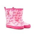 thumbnail image 1 of Barbie Unisex Kids Pink Logo Wellington Boots without Handles (9 UK Child), 1 of 5