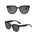 thumbnail image 2 of TIEVOSA Lunettes de Soleil Polarisées Carrées Classiques pour Femmes et Hommes Rétro Tendance Lunettes de Soleil (Noir), 2 of 6