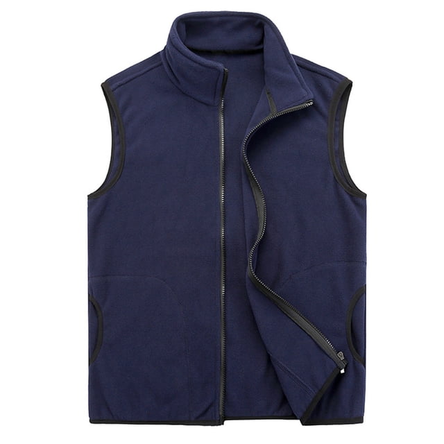 Timegard Gilets pour Femmes Sans Manches à Fermeture Éclair Complète Ajustés en Molleton Doux Veste d'Extérieur Chaude Hauts d'Hiver