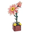 thumbnail image 2 of Building Blocks Flowers Flower Puzzles Three-dimensional Models Wooden Handicrafts, 2 of 7