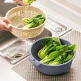 thumbnail image 2 of Fruit Basket for Kitchen Sieves Sink Strainer Kitchen Double Drainage Basket Fruit Vegetable Washing Strainer Multi-Purpose Washing Storage Basket Kitchen Cleaning Accessories Kitchen Sink Strainer, 2 of 7