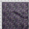 thumbnail image 4 of oneOone Polyester Spandex Purple Fabric Floral Retro Fabric For Sewing Printed Craft Fabric By The Yard 56 Inch Wide, 4 of 5
