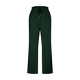 thumbnail image 5 of AherBiu Womens Joggers Sweatpants Drawstring Elastic Waisted Straight Leg Lounge Sports Pants, 5 of 5