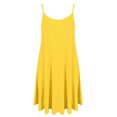 thumbnail image 1 of DYMADE Femmes Couleur Unie Spaghetti Sangle Décontractée Swing Sans Manches Robe d'Été Sans Manches, 1 of 2