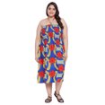thumbnail image 2 of Oussum Robe Tube Courte pour Femmes Sans Manches, Robes d'Été, Bleu, 2 of 7