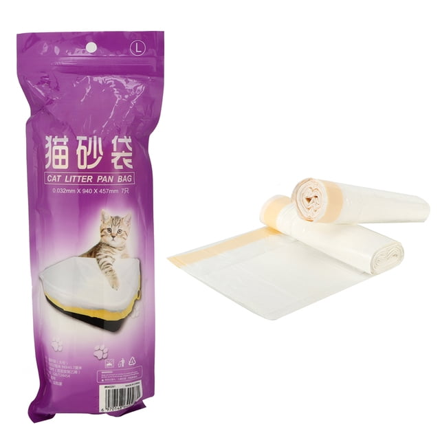 Cat Litter Box Liner Cat Litter Box Bag Cat Litter Pan Bag Cat Litter Clean Bag 2 Packs Cat Litter Box Liners Cat Litter Pan Bags With Drawstring Pet Cat Supplies