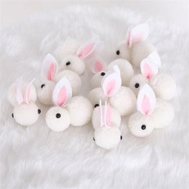 EGNMCR Room Decor Home Decor 10pcs Easter Decoration Plush Mini Bunny Easter Bunny Doll Toy Gift Plush bunny