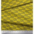 thumbnail image 2 of Soimoi Polyester Crepe Fabric Cross Sign & Triangle Geometric Decor Fabric Printed Yard 52 Inch Wide, 2 of 4