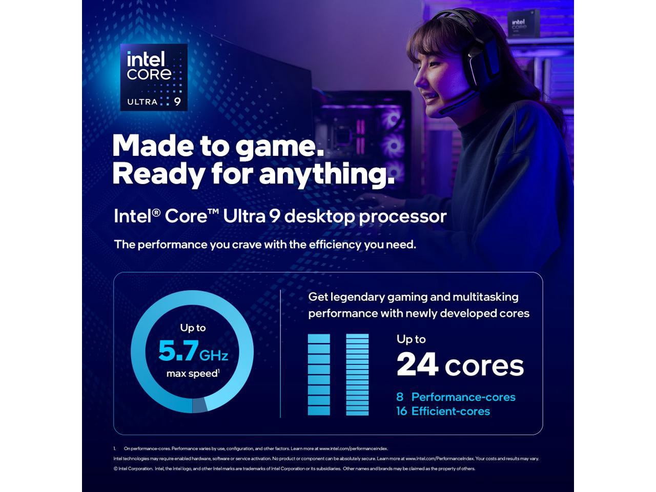 Intel Core Ultra 9 285K - Core Ultra 9 (Series 2) Arrow Lake 24