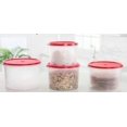 thumbnail image 1 of Tupperware Super Storer Set, 5Ltr, 3Ltr, 2.5Ltr + 2.5Ltr Free, Stackable, Flip Top, Dishwasher Safe Plastic Food Storage Containers, 1 of 3