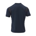 thumbnail image 4 of Mens Pullover Stand Collar Button Pocket Short Sleeve Top Sports Stand Collar Top/Shirt, 4 of 5