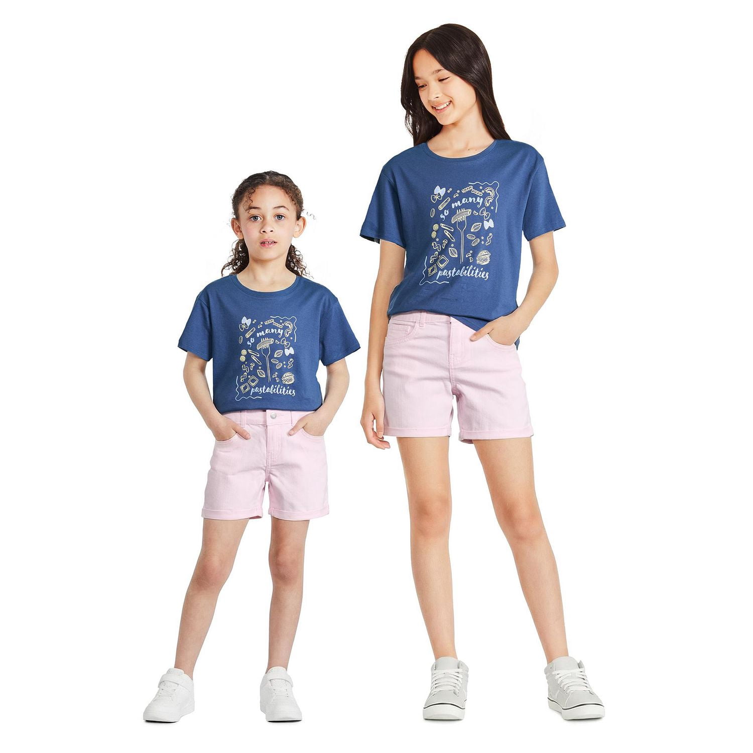 Short en denim mi-long George pour filles