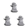 thumbnail image 3 of Baohd Gracieuse Résine Fille Ange Figurine Statue Décorative Accent de Bureau Écriture Pensée 3Set, 3 of 6
