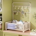 thumbnail image 2 of Kyursd Summer Home/Kitchen Organizers and Storage Special Offer！Jewelry Rack Organizer Desktop Trinket Display Rack Desktop Shelf Hangable Shelf Iron Shelf, 2 of 6