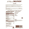 thumbnail image 2 of Monin Sirop de Vanille, Bouteille de 1 Litre, 2 of 2