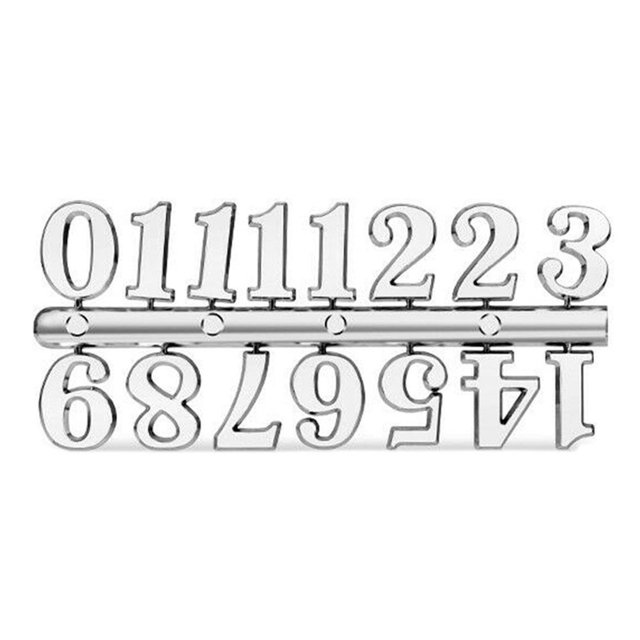 MYG DIY Clock Numbers Roman Numerals Quartz Needle Wall Clocks Replacement Parts