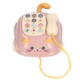 thumbnail image 3 of Baby Musical Toy, Baby Phone Comfortable Grip Plastic  For Enlightment Pink, 3 of 8