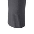 thumbnail image 4 of Birdeem Mens Winter Casual Fashion Solid Color Design Long Sleeved High Round Neck Sweater, 4 of 8