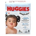 thumbnail image 3 of Huggies Snug & Dry Baby Diapers, Size 4 (22-37 lbs), 92 Count, 3 of 9