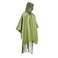 thumbnail image 2 of S SERENABLE Poncho de Pluie à Capuche Imperméable Léger Réutilisable Imperméable Cape de Pluie pour Vert, 2 of 9