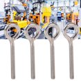thumbnail image 4 of Lifting Eye Hook, 304 Stainless Steel Stable 2.9in Hardware Tools Silver  for Mining Equipment Rail Loading, 4 of 8