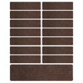 thumbnail image 2 of DOLITY 15 Pieces Non Skid Rug Stair Mats Stairs Step Treads Indoor Stair Runners Coffee, 2 of 9