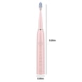 thumbnail image 3 of Danhjin Electric Toothbrush Toothbrush With 2 Brush Heads , 5 Modes Toothbrush For Adults , Travel Rechargeable Power Toothbrush With Timer, 3 of 8
