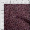 thumbnail image 2 of oneOone Polyester Spandex Maroon Fabric Paisleys Craft Projects Decor Fabric Printed By The Yard 56 Inch Wide, 2 of 4