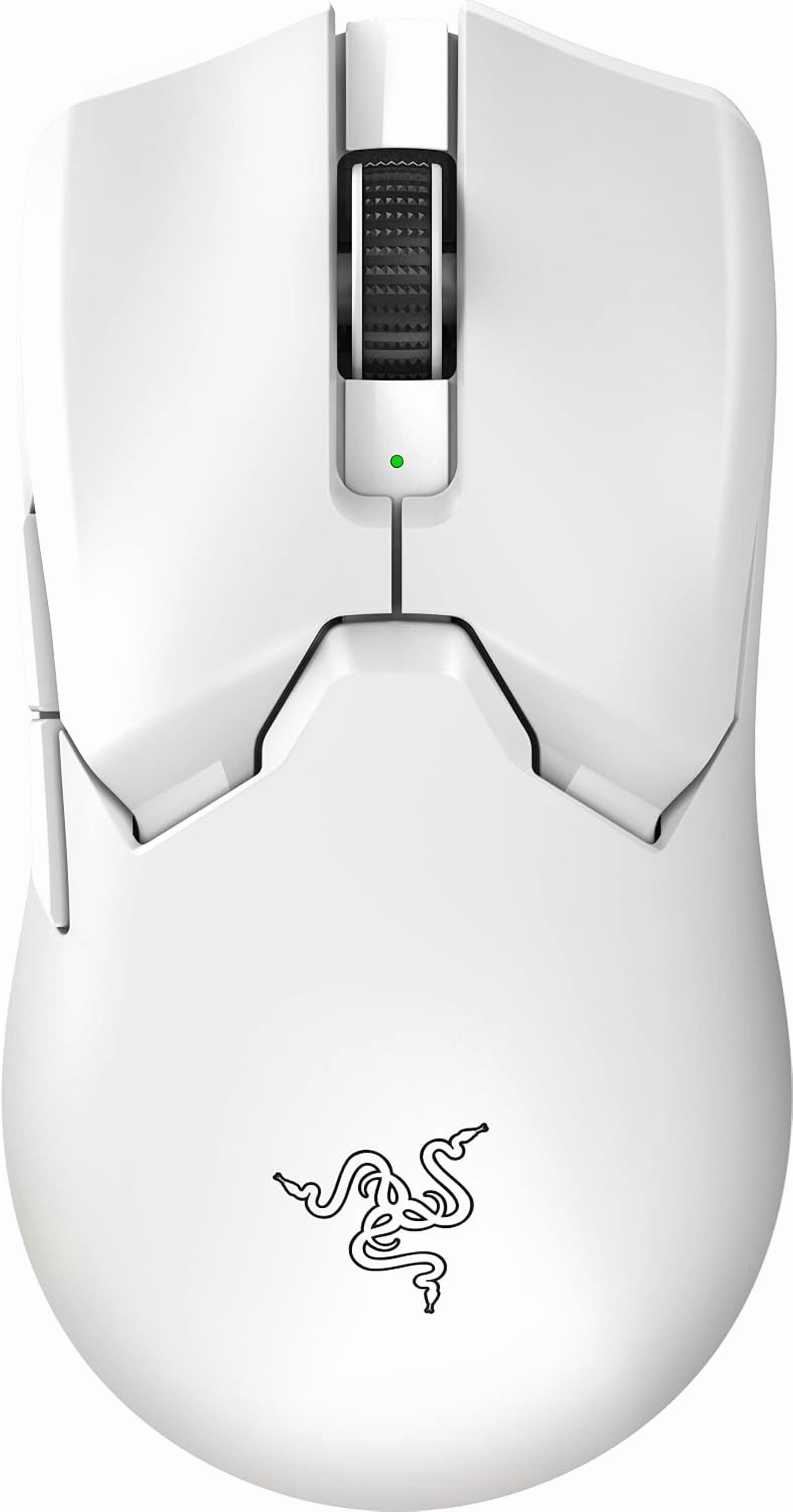 Razer Viper V2 Pro HyperSpeed Wireless Gaming Mouse: 59g Ultra Lightweight - Optical Switches Gen-3-30K DPI Optical Sensor w/On-Mouse Controls - 90 Hour Battery - USB Type C Cable Included - White