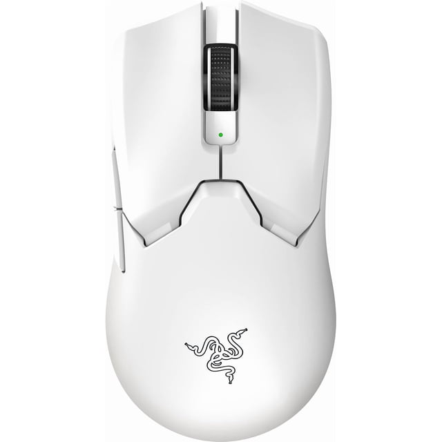 Razer Viper V2 Pro HyperSpeed Wireless Gaming Mouse: 59g Ultra Lightweight - Optical Switches Gen-3-30K DPI Optical Sensor w/On-Mouse Controls - 90 Hour Battery - USB Type C Cable Included - White