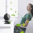 thumbnail image 2 of Powerful Oscillating Table Fan, 3 Speeds & 720掳 Adjustable Tilt, Silent Operation & Long Standby, USB-Powered For Versatile Use, Portable For Bedroom Office Outdoor Camping, 2 of 6