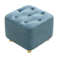 thumbnail image 1 of Tabouret Carré Antidérapant Tabouret Confortable pour Entrée Maison Appartement Bleu, 1 of 9