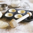 thumbnail image 3 of cpengpj Clearance Wooden Filling Cake Wood Color Double Cake Bottom Wood Color, 3 of 5
