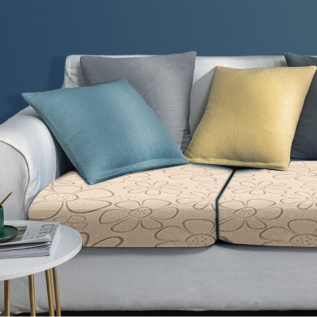 Feltree Patterned Sofa Slipcover for Furniture Protection - Stretch Reversible Cover with Easy Install, Pet-Resistant Washable Fabric, Size W50-65cm
