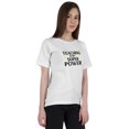 thumbnail image 1 of Inkmeso T-Shirt à Encolure Dégagée pour Femmes « Teaching Is My Super Power » Citation Graphique d'Enseignante, 1 of 6