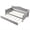 Grey, variant on Costway Twin Size Daybed with Trundle Solid Wood Sofa Bed with Slats Support Guest Bed Gray