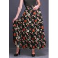 thumbnail image 2 of Bimba Jupes Maxi Imprimées Femmes Style Bohème Gitane Longue Jupe en Coton, 2 of 5