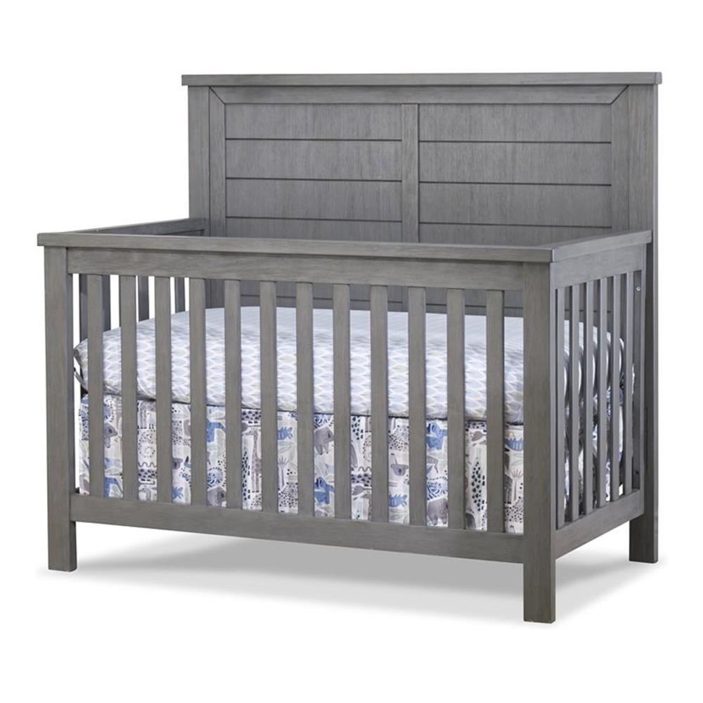 Sorelle Furniture Westley Wood Crib for Nursery in Grigio Gray