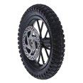 thumbnail image 4 of Rubber Tyre, Durable Front Wheel  For 47cc 49cc 2 Stroke Mini Dirt Bike Black, 4 of 8