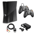 thumbnail image 1 of Console de Jeu Xbox 360 S 4GB Remise à Neuf Noire avec 2 Manettes Retrofam Noires (Remis à Neuf), 1 of 4