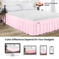 thumbnail image 2 of SGI Bedding 9 Inch Wrap Around Bed Skirt | Microfiber Bed Skirt | Fade Resistant, Wrinkle Free, Anti-static, Decorative, Extra Storage Space, Clutter-Free | Twin, Pink, 2 of 6