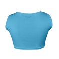 thumbnail image 4 of AherBiu Womens Crop Tank Tops Summer Sexy Workout Sleeveless Undershirt Square Neck Stretchy Mini Tank Solid Color, 4 of 4