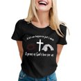 thumbnail image 1 of LUOGENLI T-shirts pour Femme pour Femmes T-Shirt Décontracté à Imprimé de Lettres Col Rond Manches Courtes T-Shirt Plusieurs Couleurs T-shirts pour Femmes T-Shirt Graphique Drôle Fête de la Saint-Patrick Noir G, 1 of 5