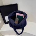 thumbnail image 4 of Fridja Sales Quilted Casual One Shoulder Computer Bag Large Capacity Tote Bag, 4 of 6