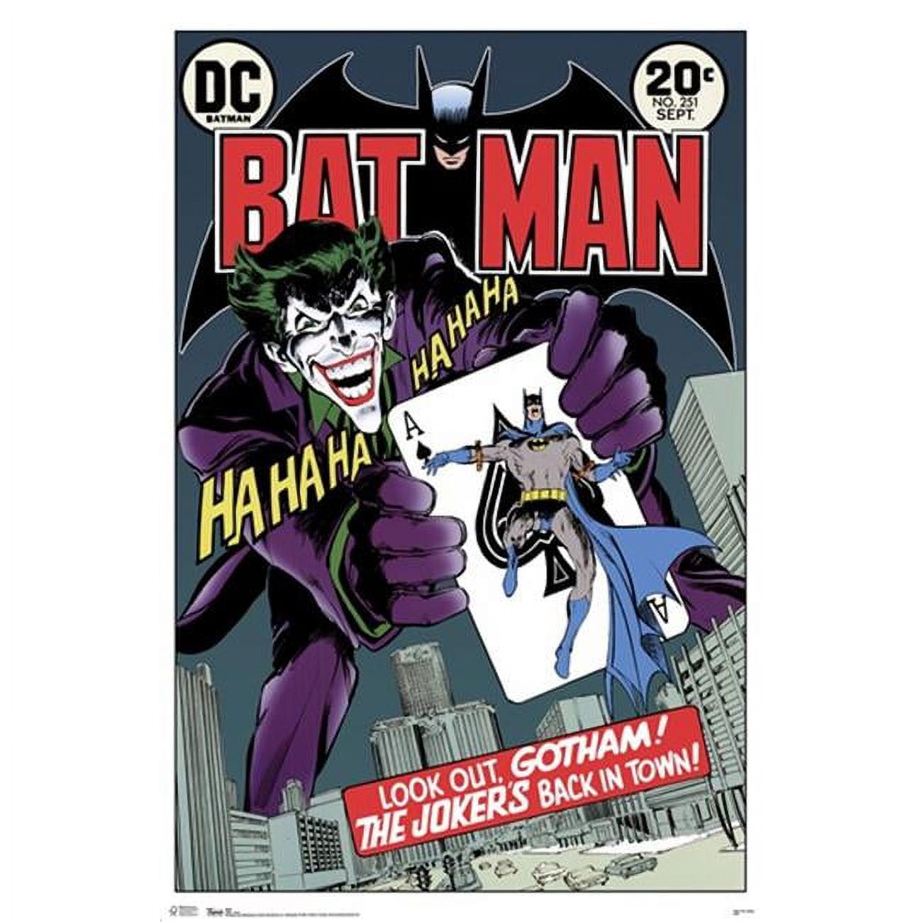 Pyramid Posters PYR6846 Batman - Joker Cover Poster -24.00 x 36.00