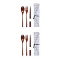 thumbnail image 1 of Maytalsory Set School Student Chopstick Fork Spoon Flatware with Storage Bag Type 9 2Set, 1 of 6