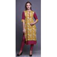 thumbnail image 2 of Bimba Kurta Imprimée d'Été, Tunique Droite, Robes pour Femmes, 2 of 6