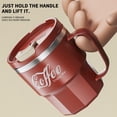thumbnail image 4 of EGNMCR 304 Stainless Steel Mug Double-layer Heat Coffee Cup With Lid Water Cup For Students Large Capacity cup cup, 4 of 9