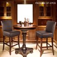 thumbnail image 1 of PiccoCasa Waterproof Bar Stool Covers for Counter Height Side Chair Covers Coffee Color 4, 1 of 9