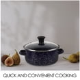 thumbnail image 3 of 1 Ensemble de Casseroles en Émail Marmite avec Couvercle Fond Plat Casseroles, 3 of 9